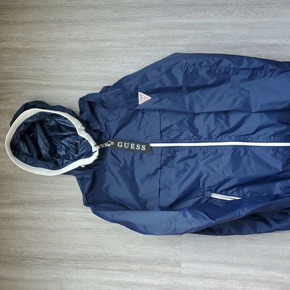 Guess Zip-Up Windbreaker Jacket